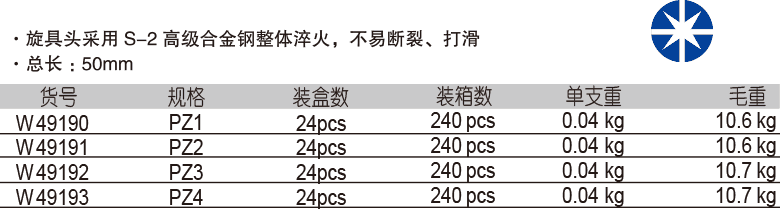 10mm 系列米字旋具套筒(圖1)